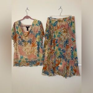 Signature by Robbie Bee Women’s 2 Piece Set